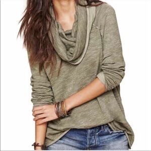 Free People FP Beach cowl neck top